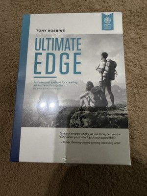 Tony Robbins Ultimate Edge CD/DVD Box Set 3 Part Program & Personal Journal: NEW