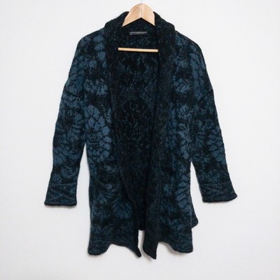 Peruvian Connection Alpaca Blend Cardigan Sweater Womens XL (40'' Chest) Pockets