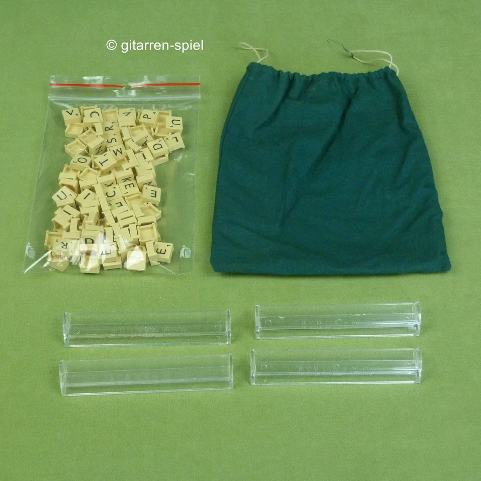 Reise-Scrabble im Kunstleder-Etui Komplett Top! von Spear-Spiele ©1986 - Bild 3 von 4