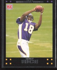 2007 Topps #324 Sidney Rice Minnesota Vikings RC (H)