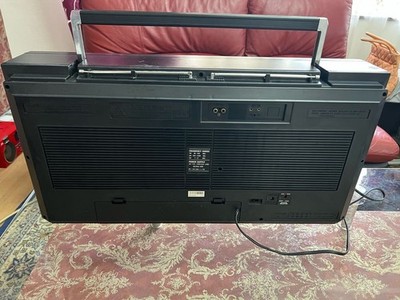 LASONIC TRC-975 Boombox Radio Cassette Player 80s Vintage with Box