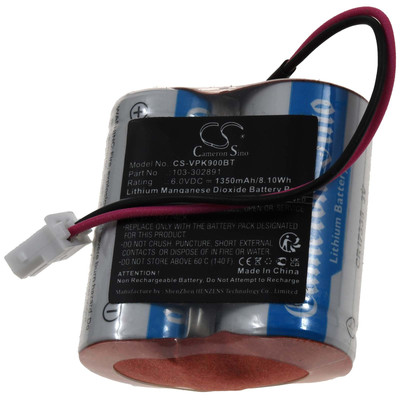 Batterie für Visonic Next CAM PGS Bewegungsmelder 6V 1350mAh/8Wh Lithium-Mangand