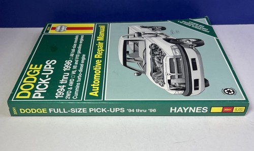 Haynes 30041 Dodge Pick-Ups 1994-1996 Automotive Repair Manual - Picture 3 of 5