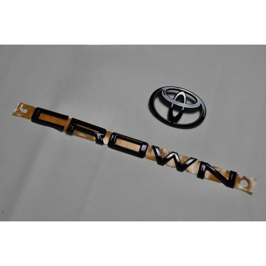マーク2100308　UCF21とJZS171W Toyota Crown Estate/Signia AZSH38/39 OEM-Base Emblem 2pc Set
