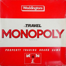 Waddingtons Travel Monopoly Property Trading Board Game 1984 - (8+) - Complete