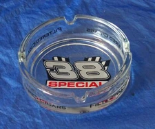 38 Special Filtered Cigars Glass Ashtray Tobacco Advertising Vintage VGC