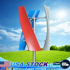 24V 3 Blades Wind Turbine Generator Windmill Vertical Axis Wind Power+Controller
