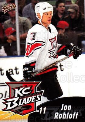 1999-00 Kansas City Blades #17 Jon Rohloff