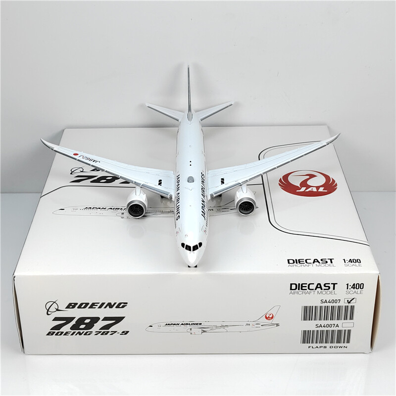 1:400 JC Wings JAL BOEING B787-9 Passenger Airplane Diecast 1:400 JC Wings JAL BOEING B787-9 Passenger Airplane Diecast