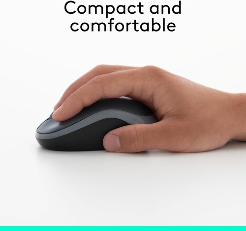 Ambidextrous Wireless Mouse M185 - 12- Battery, Perfect for All Devices - Picture 7 of 12