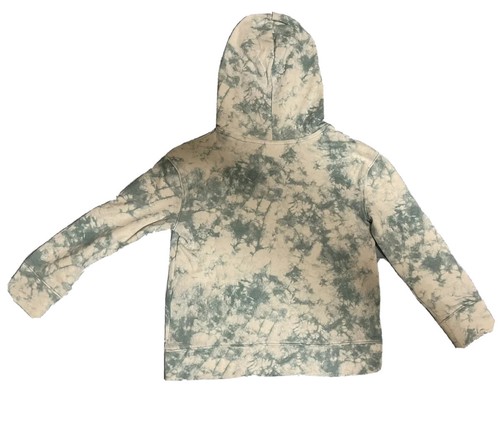 Kids' Hooded Pullover Sweatshirt Ocean Green Tie dye Cat & Jack size XS - Picture 2 of 3