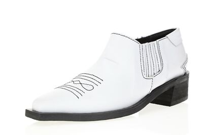 Reike Nen 249167 Womens Leather Loafer Bootie White Size 36/ 5.5 US Medium