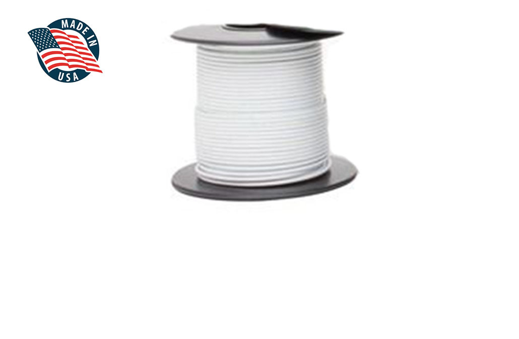 50ft Mil-Spec high temperature wire cable 22 Gauge WHITE Tefzel M22759/16-22-9