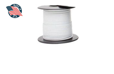 50ft Mil-Spec high temperature wire cable 22 Gauge WHITE Tefzel M22759/16-22-9 