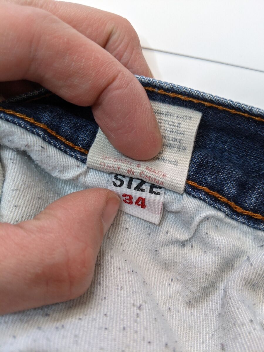 VTG Y2K Evisu Japanese Denim Jeans Men's Size 34 Embroidered VTG Y2K Evisu Japanese Denim Jeans Men's Size 34 Embroidered