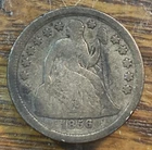 1856 Small Date Liberty Seated Dime Nice Original VG CHRC