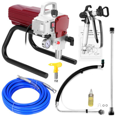1700W High Pressure Airless Paint Sprayer High Efficiency Power Painting 220V