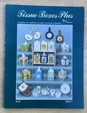 TISSUE BOX COVERS Patterns “Tissue Boxes Plus”  Cross Stitch Plastic Canvas