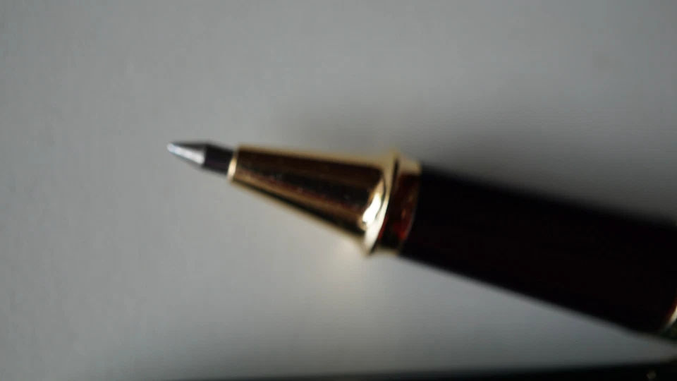 Kugelschreiber Cross Von Prestige Modell Townsend Lack grün marmoriert/Gold - Bild 3 von 4