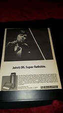 John Davidson Rare Original Shure Microphone Promo Poster Ad Framed!