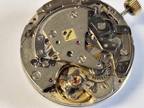 LORENZ ETA 7760 HANDAUFZUG CHRONOGRAPHEN UHRWERK MOVEMENT VINTAGE 17 JEWELS - Bild 7 von 11