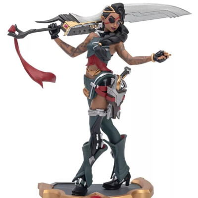 League of Legends Official Desert Rose Samira Figure Statue Model Doll Toy Gifts