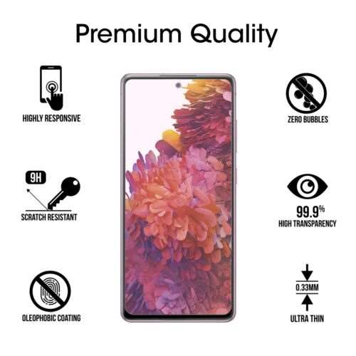 Objectif d'appareil photo arrière en verre trempé réel Galaxy S20 FE 5G amFilm et protection d'écran - Photo 4 sur 5