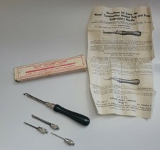 Vintage/Antique "BOYE" Combination Hooked Rug  Punch Needle, NO GAUGE