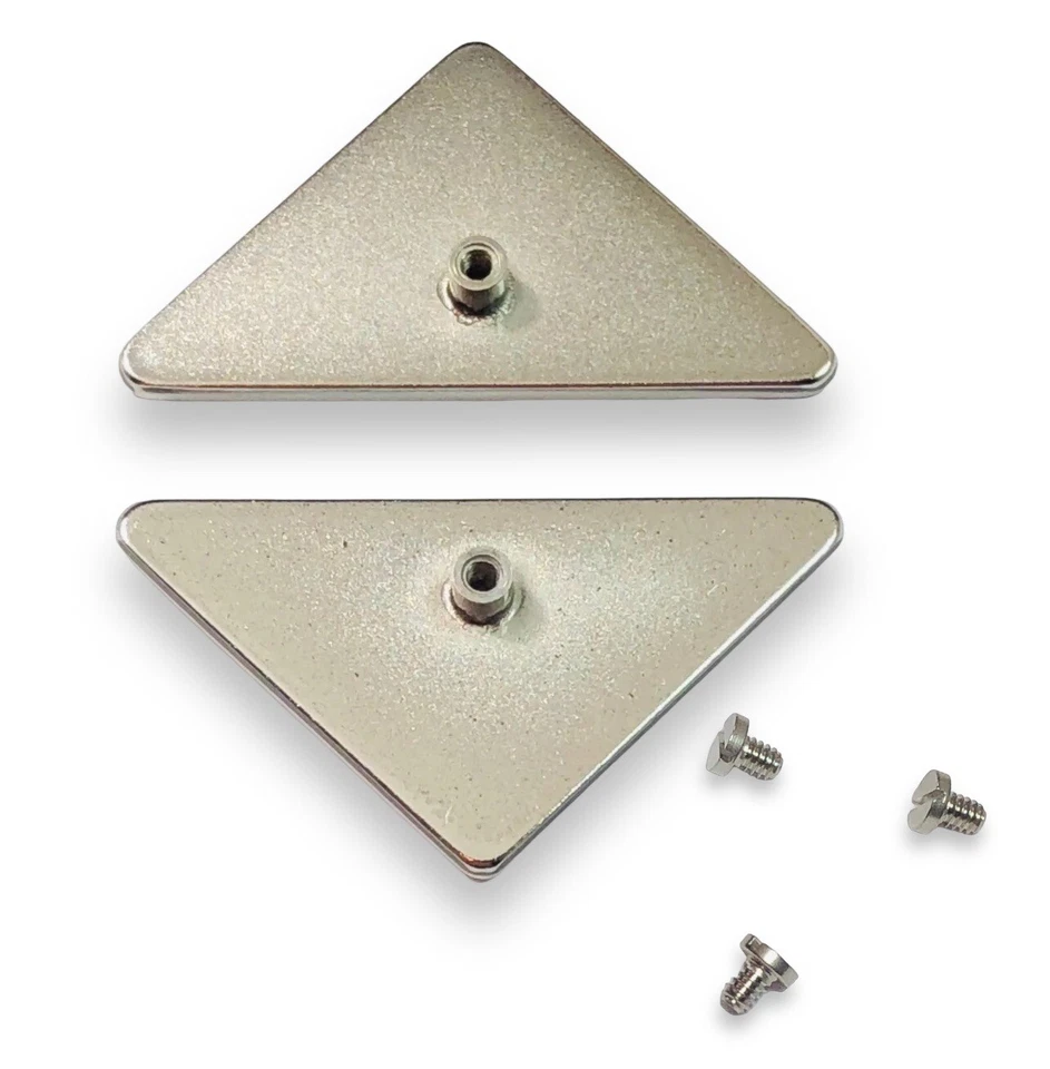 Gafas de sol PRADA PR 09ZS PR 10ZS negras/plateadas logotipo lateral de repuesto con tornillos Foto 2 de 4