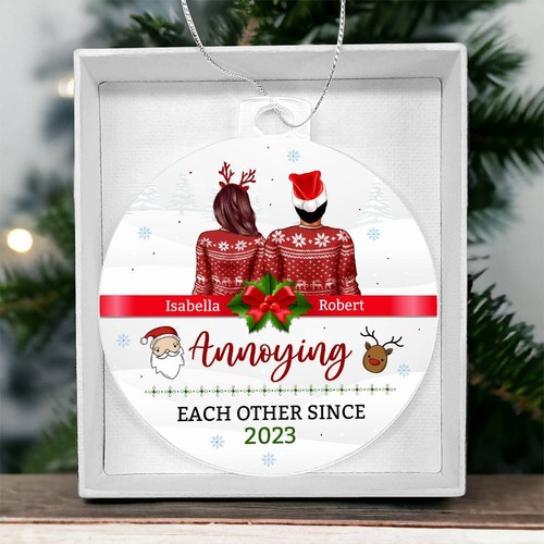 Personalized Christmas Ornament❄️, Funny Christmas Gift For Her|Him, Wife Gift! - Picture 25 of 26