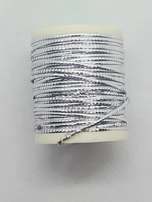 Danville's SILVER OVAL MYLAR TINSEL 10 Yard Spools Fly Tying Material