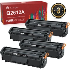 4PK Q2612A 12A Toner For HP 12A LaserJet 1020 1022n 3050 3052 1010 1012 printer