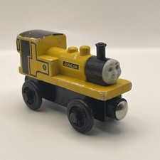 Thomas Friends Wooden Railway Train Tank Engine - 2003 - Duncan - GUC - Yellow