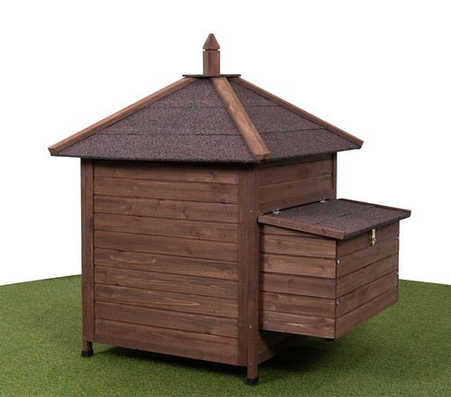 MyAnimal Hühnerstall Hühnervoliere Hühnerhaus Geflügelstall für 3 Hühner Miweba - Bild 11 von 12