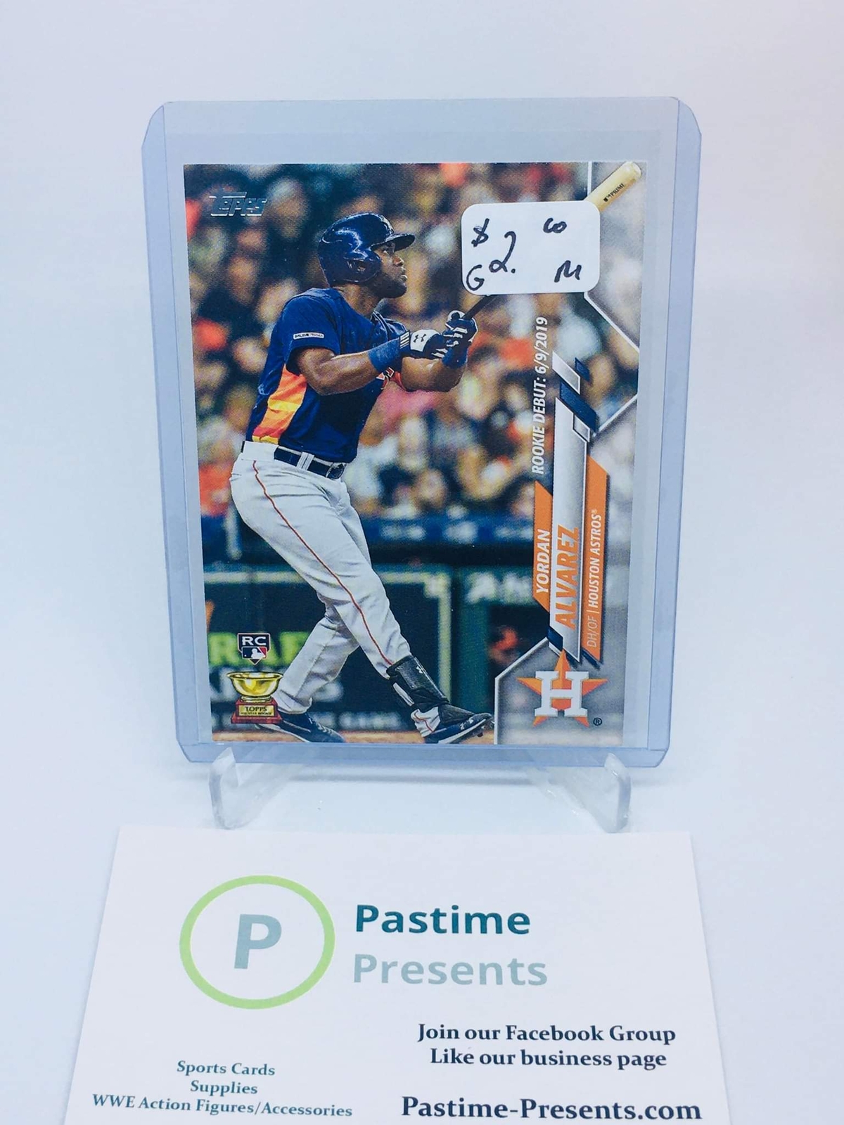 2020 Topps Update #U-300 Yordan Alvarez RC Houston Astros (G)