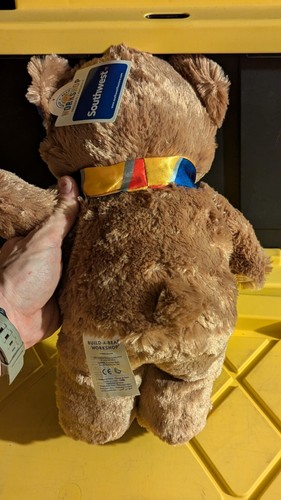 Build-A-Bear Southwest Airlines Flight Attendant Teddy Bear Stuffed Plush RARE! - Picture 8 of 9