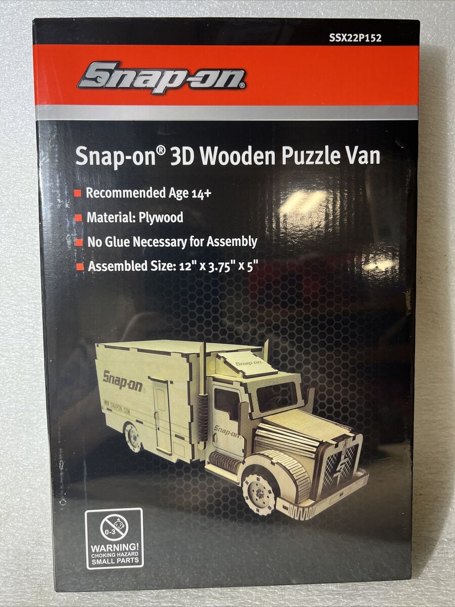 New Snap-On 3D Wooden Van Puzzle ssx22p152 | eBay New Snap-On 3D Wooden Van Puzzle ssx22p152 | eBay