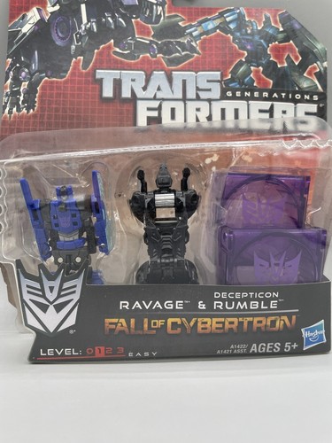 Transformers Generations Fall of Cybertron Ravage and Decepticon Rumble Set New - Picture 2 of 4