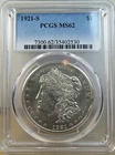 1921 S Morgan dollar PCGS MS62 *VAM 1BJ3 scribbles* EP