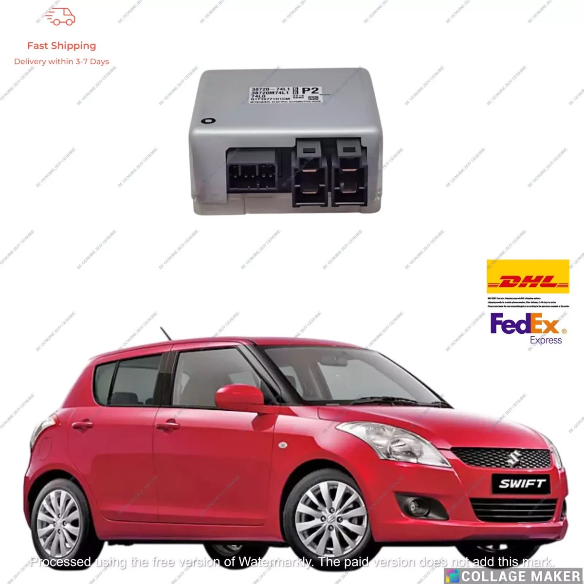 38720M74L16 Controller Eps Fit For Suzuki Swift 2011-2017 Model