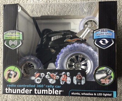 Brand NEW Black Radio Controlled Thunder Tumbler 360 Degree Rally Car, 49 MHz