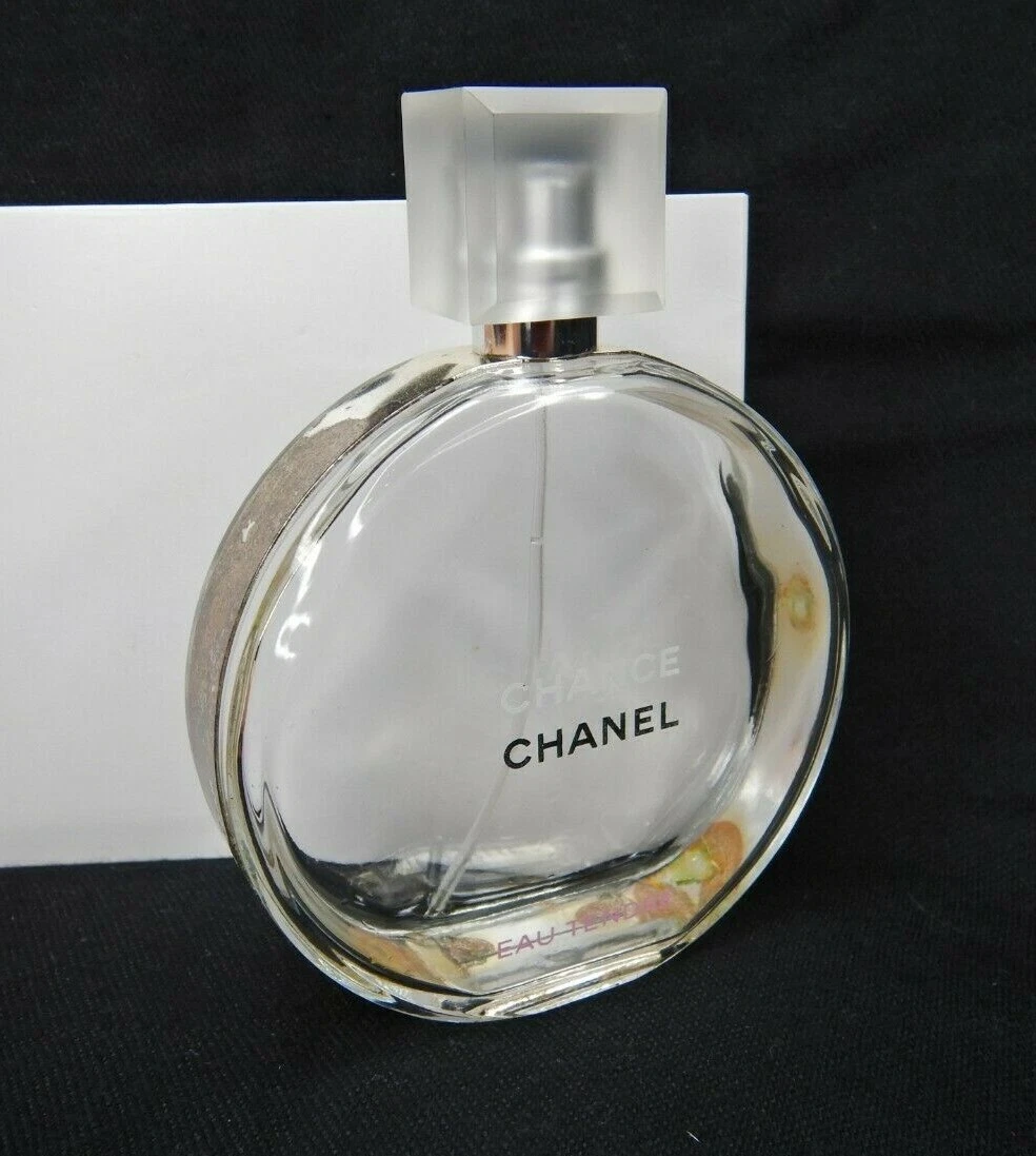 EMPTY PERFUME BOTTLE Chanel Chance Eau Tendre EDT 5oz - 150ml No Box