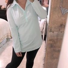 Michael Stars small mint green tunic top