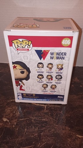Wonder Woman 80th Anniversary Funko Pop Twist of Fate #406 - Picture 3 of 4