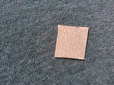 Xm15 Ephemera Hochzeit Shephard's Barton Dorothy Drew Walter Sadler
