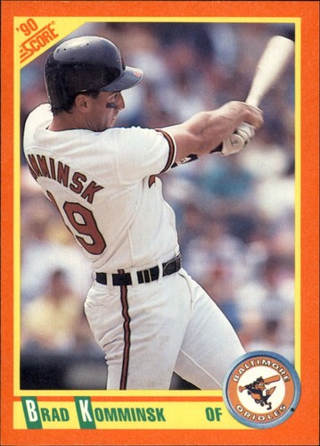 1990 Score Rookie/Traded #53T Brad Komminsk - NM - 第 1/2 張圖片