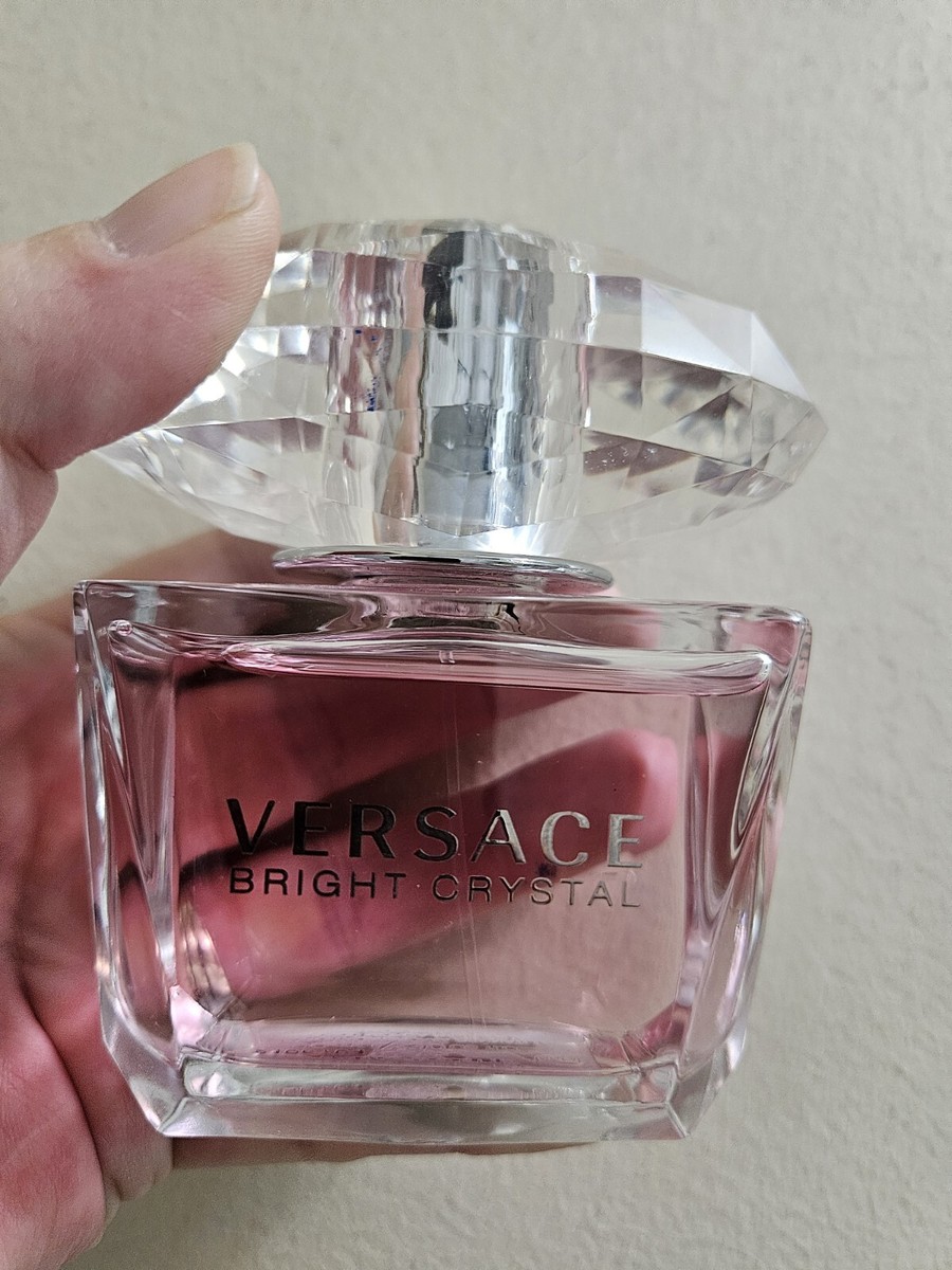 Versace Bright Crystal Perfume women 90 Ml Made Italy Rare Potent