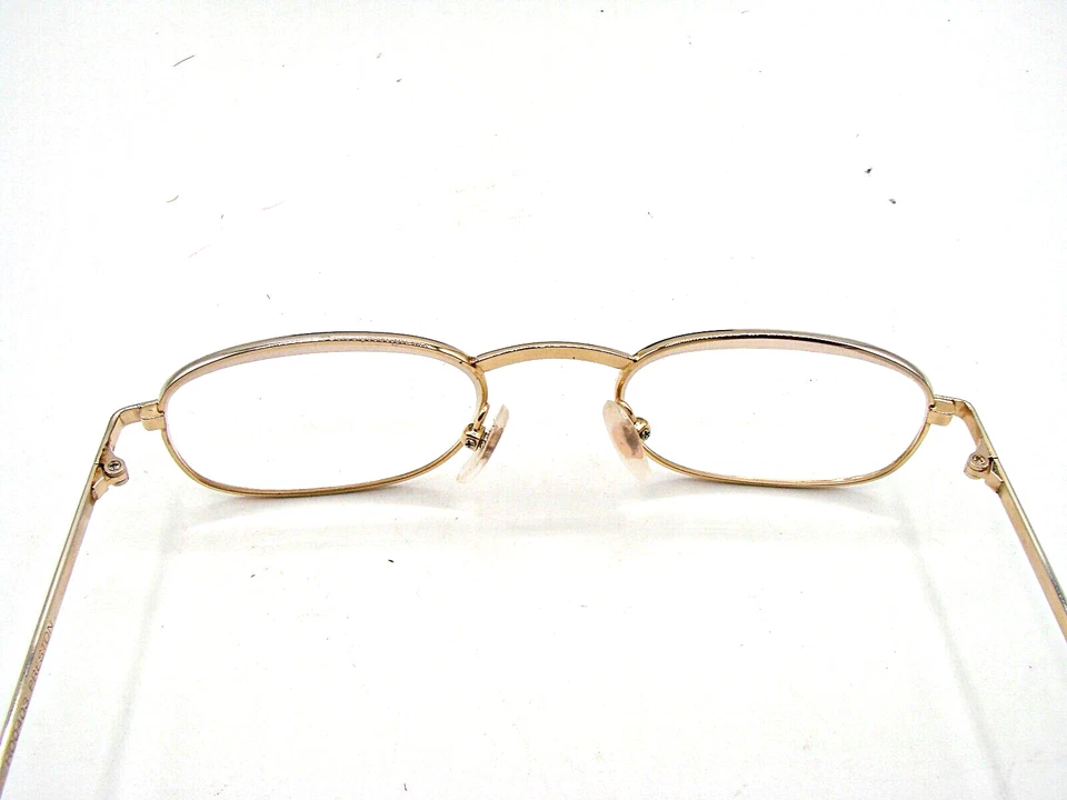 Anteojos Foster Grant Preston monturas doradas unisex forma ovalada HO0403 vintage Foto 3 de 4