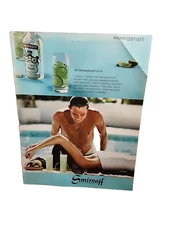 Vintage 1980 Print Ad Smirnoff Vodka Wet Bar Style Original 80s