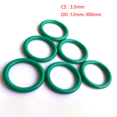 Grüner FKM Fluorkautschuk O-Ring Dichtung Hochtemperatur CS 3.5mm OD 12mm-300mm